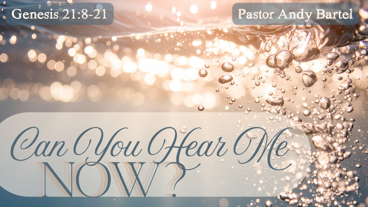   Coming Sunday, June 21   This Sunday Pastor Andy Bartel brings the message “Can You Hear Me Now?” Services are at 8:00, 9:15, and 11:30 with the last two services being livestreamed on our   YouTube channel  . 