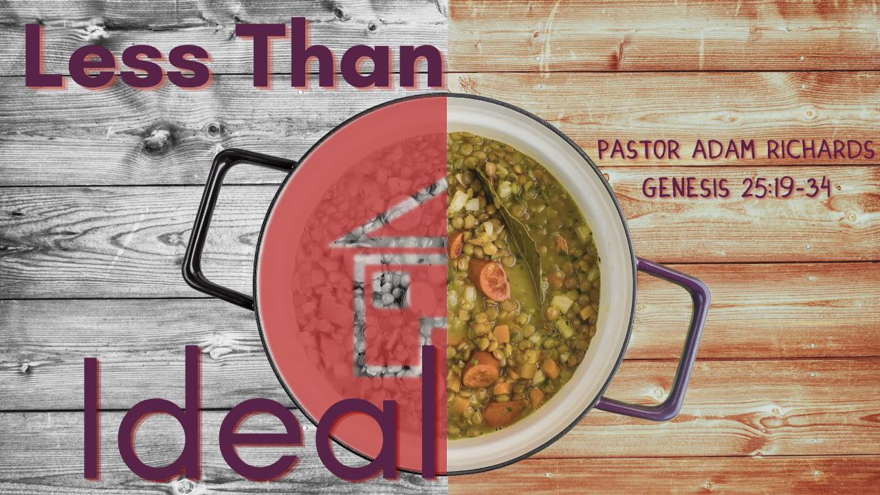   Coming Sunday, July 12   This Sunday Pastor Adam Richards brings the message “Less Than Ideal.” Services are at 8:00, 9:15, and 11:30 with the last two services being livestreamed on our   YouTube channel  . 