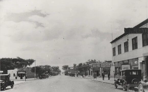 Downtown Las Vegas as it appeared at the time of the alcohol-fueled murder of Marcus Wherle by Nick Dugan. (Las Vegas Historical Society)