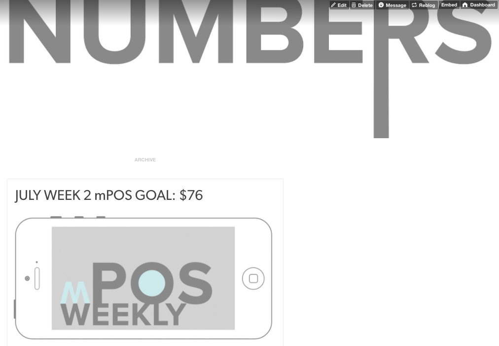 • numbers web page