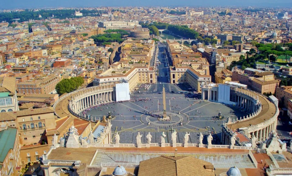 Rome & the Vatican City from St. Peters.
