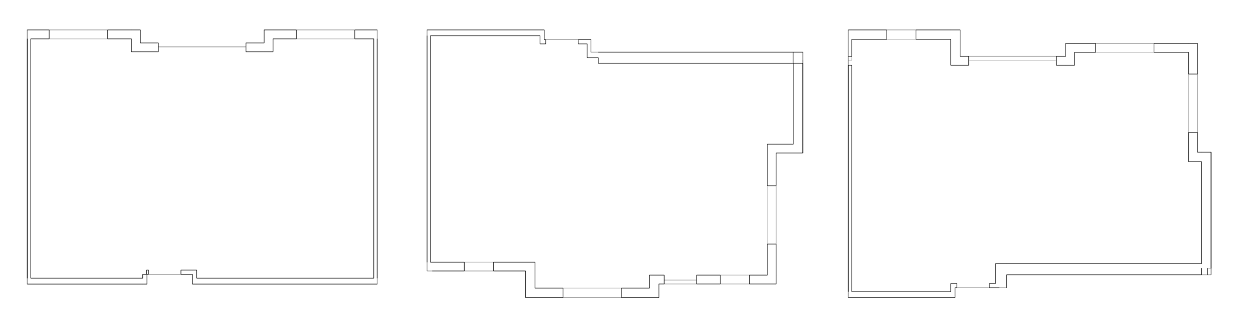 I tested 3 new unit layouts by drawing the outer boundaries and extracted this information in Dynamo. The new weighed machine learning model predicted which unit types the new schemes would be most similar to. It also predicted the shapes & placement of the new rooms, which wouldn’t necessarily match the assigned unit type if the new boundary edges deviate significantly in some places.