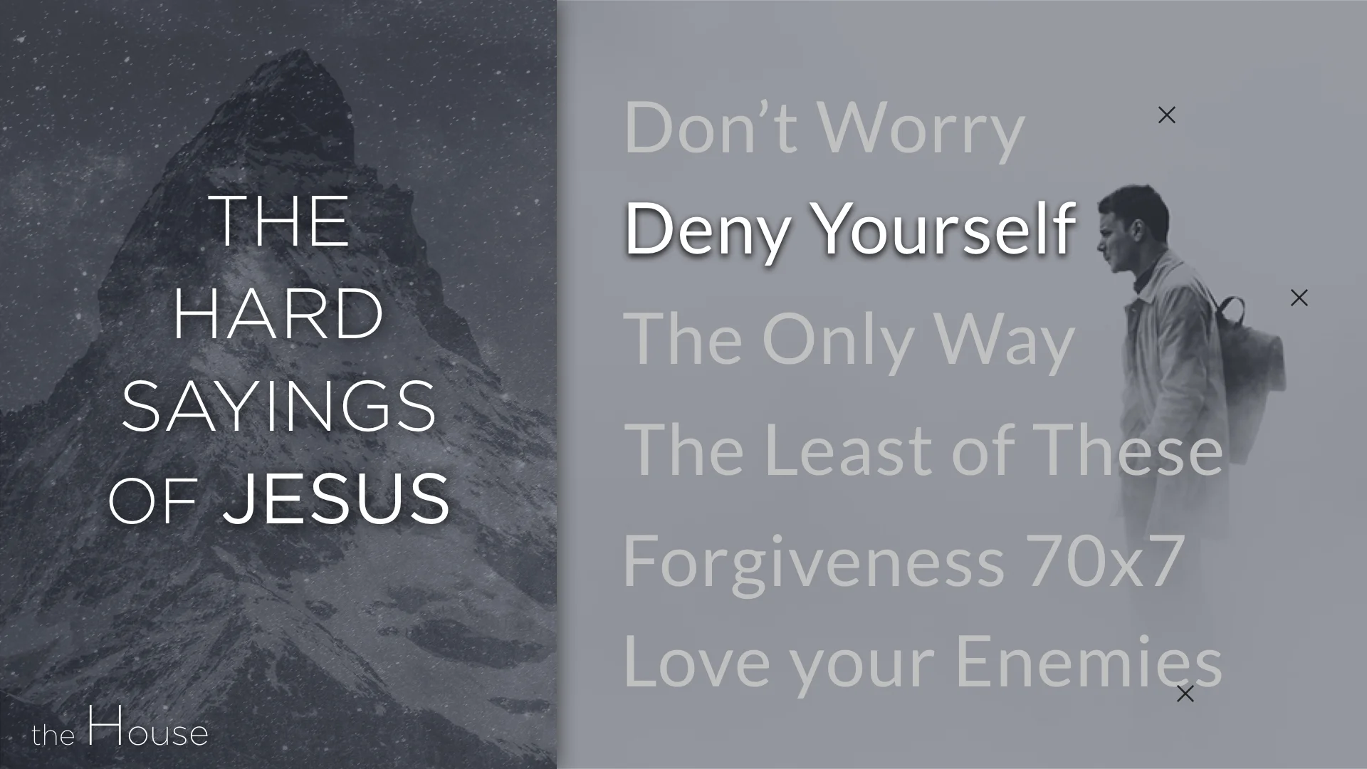 The Hard Sayings of Jesus - Deny Yourself