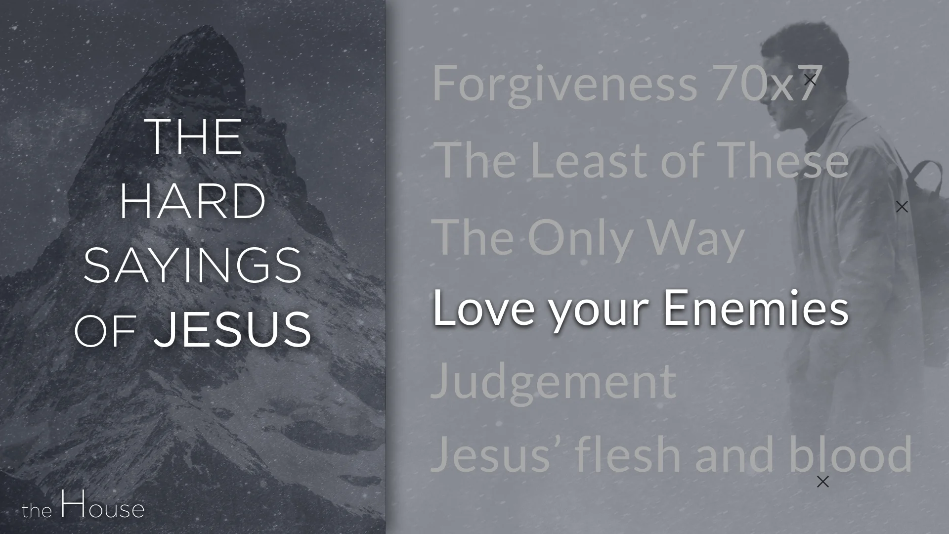 The Hard Sayings of Jesus - Love Your Enemies