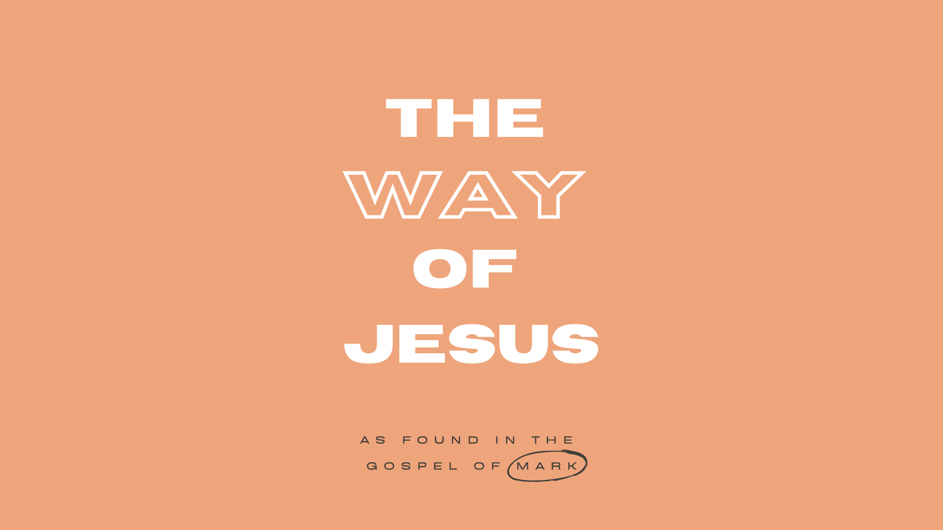 Upward and Outward (Mark 11:12-18)