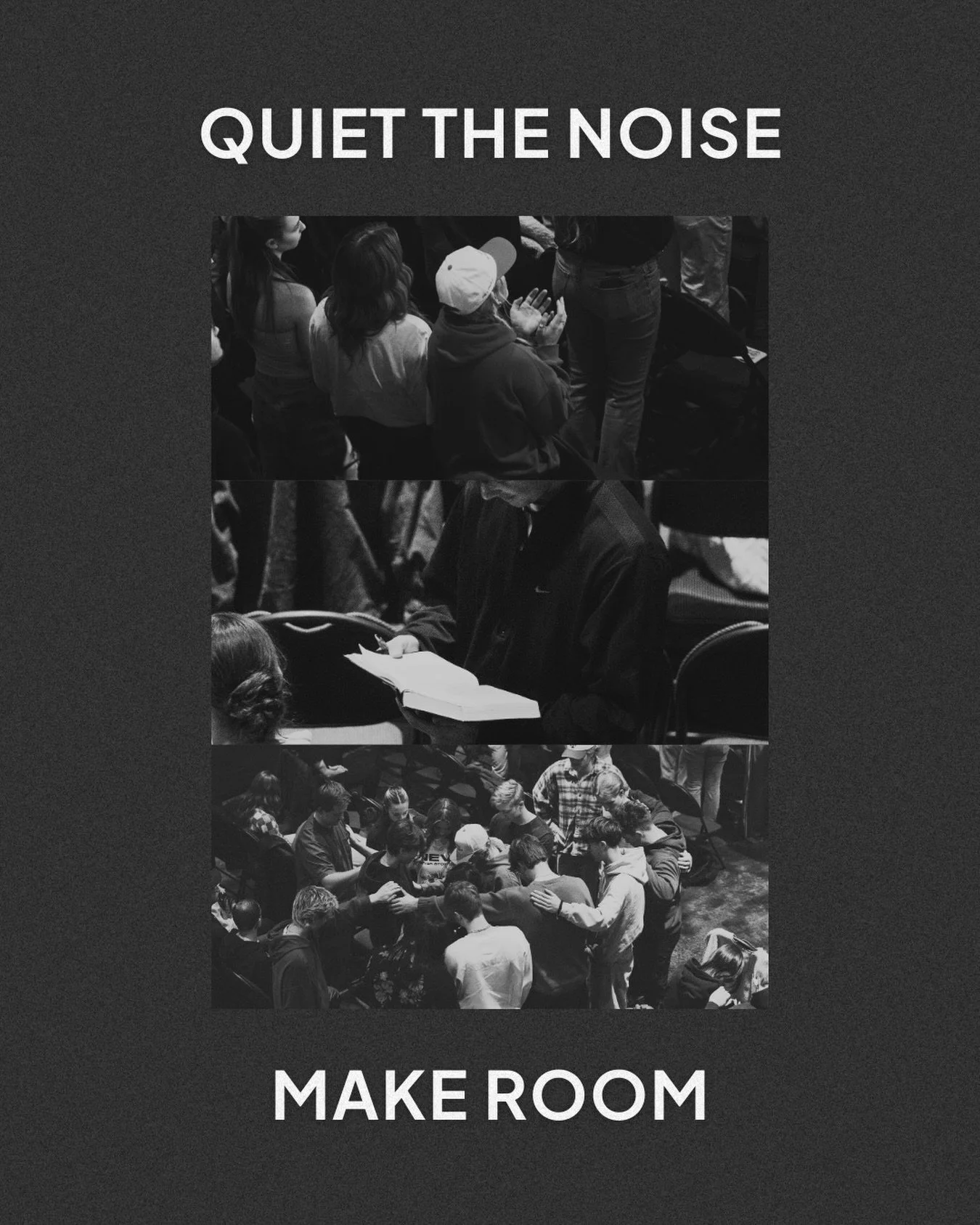 As the church around the world begins the season of Lent, it serves as a beautiful reminder for us to slow down and focus on Jesus.

In a world that is constantly loud, there is power in the pause. Let&rsquo;s quiet the noise and make room for Jesus 