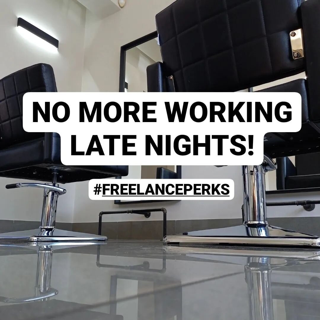 Early bird? Get in early doors &amp; never work a late night again!

Bit of a snoozer?
Treat yourself to a leisurely 10am start (like most of us do 😆)

When Freelance you pick the hours that suit you best!

Considering going Freelance but want to kn