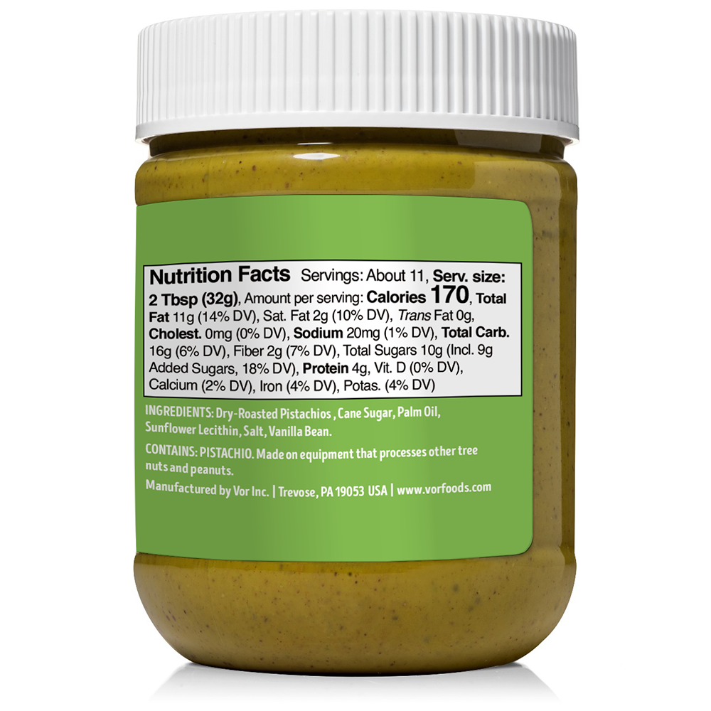 Vör Pistachio Butter – 100% Pure Pistachio Cream, Ultra-Smooth, No ...