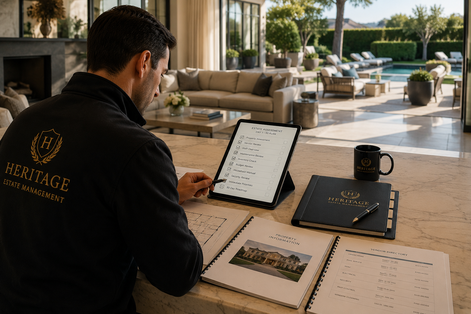 The First 30 Days of Managing a Luxury Estate: Building the Foundation for Exceptional Household Operations
