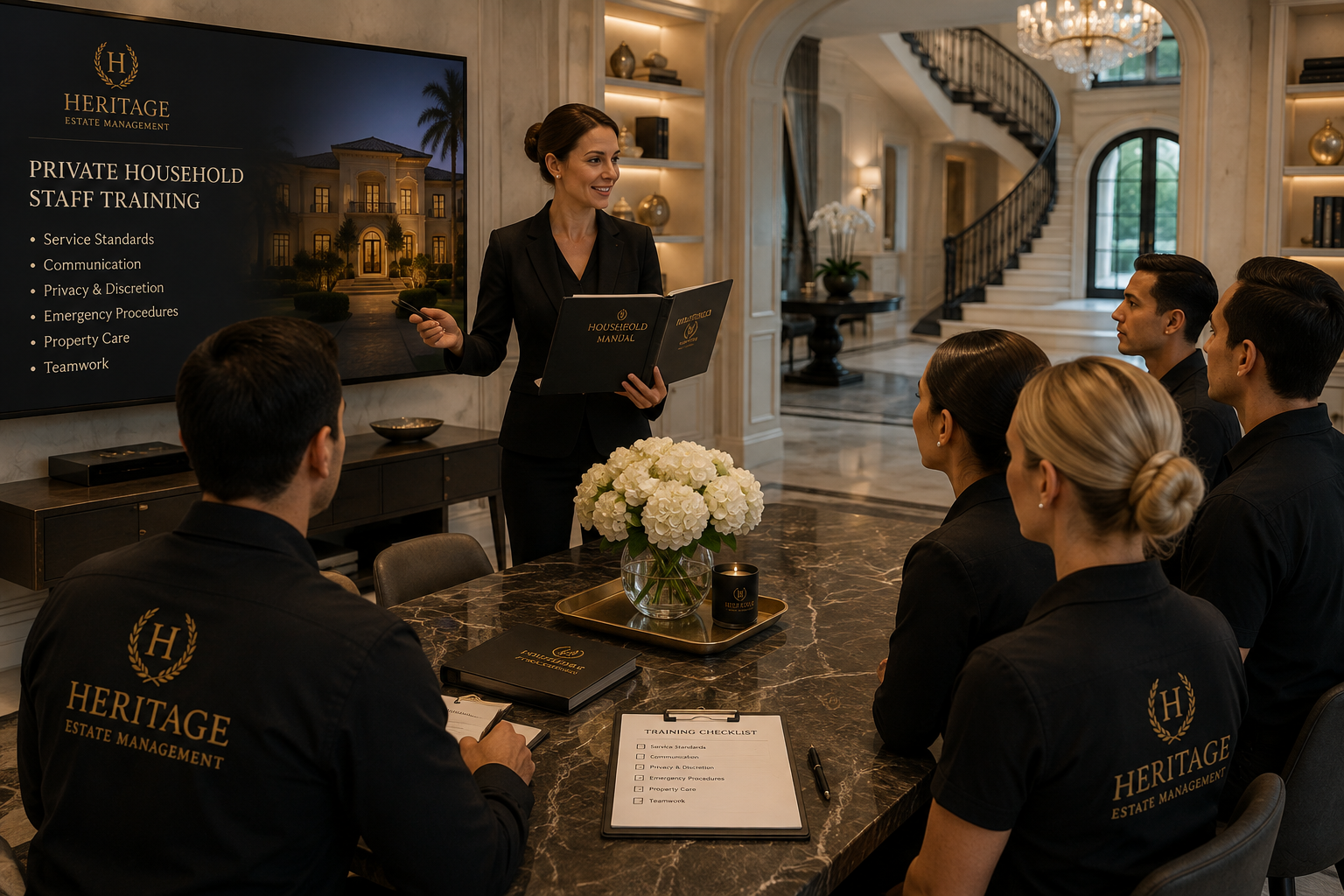 Private Household Staff Training: Why Exceptional Service Requires More Than Experience