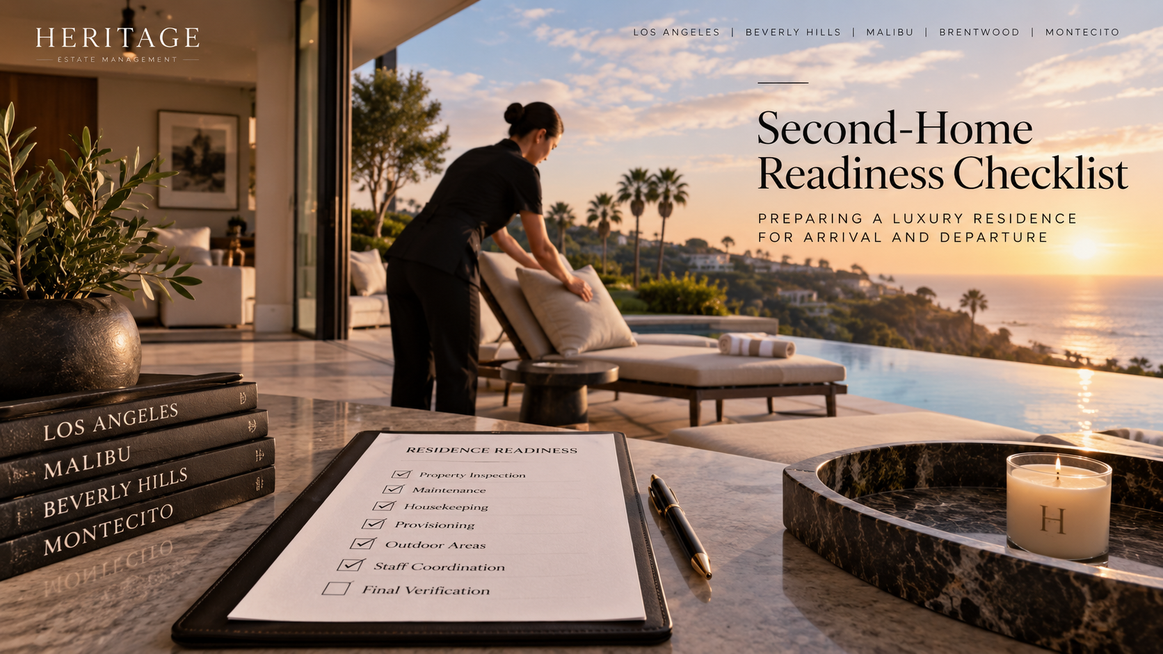 Second-Home Readiness Checklist: Preparing a Luxury Residence for Arrival and Departure