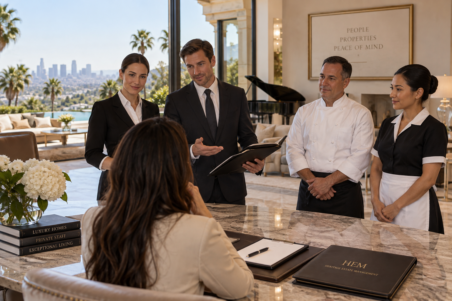 How to Hire Household Staff for a Luxury Private Residence