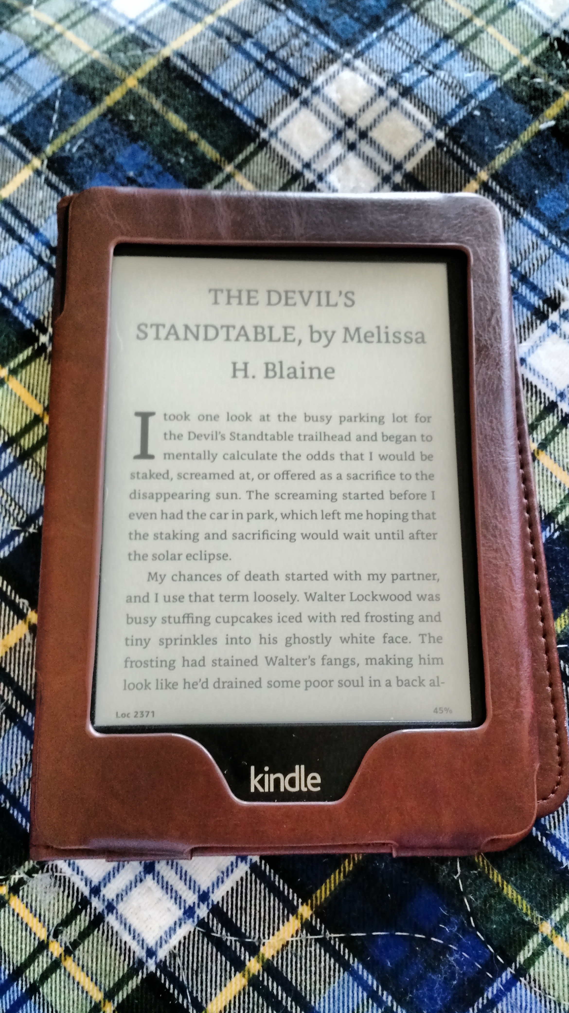 That's my name in an ebook! And Mira's hairy couch blanket.