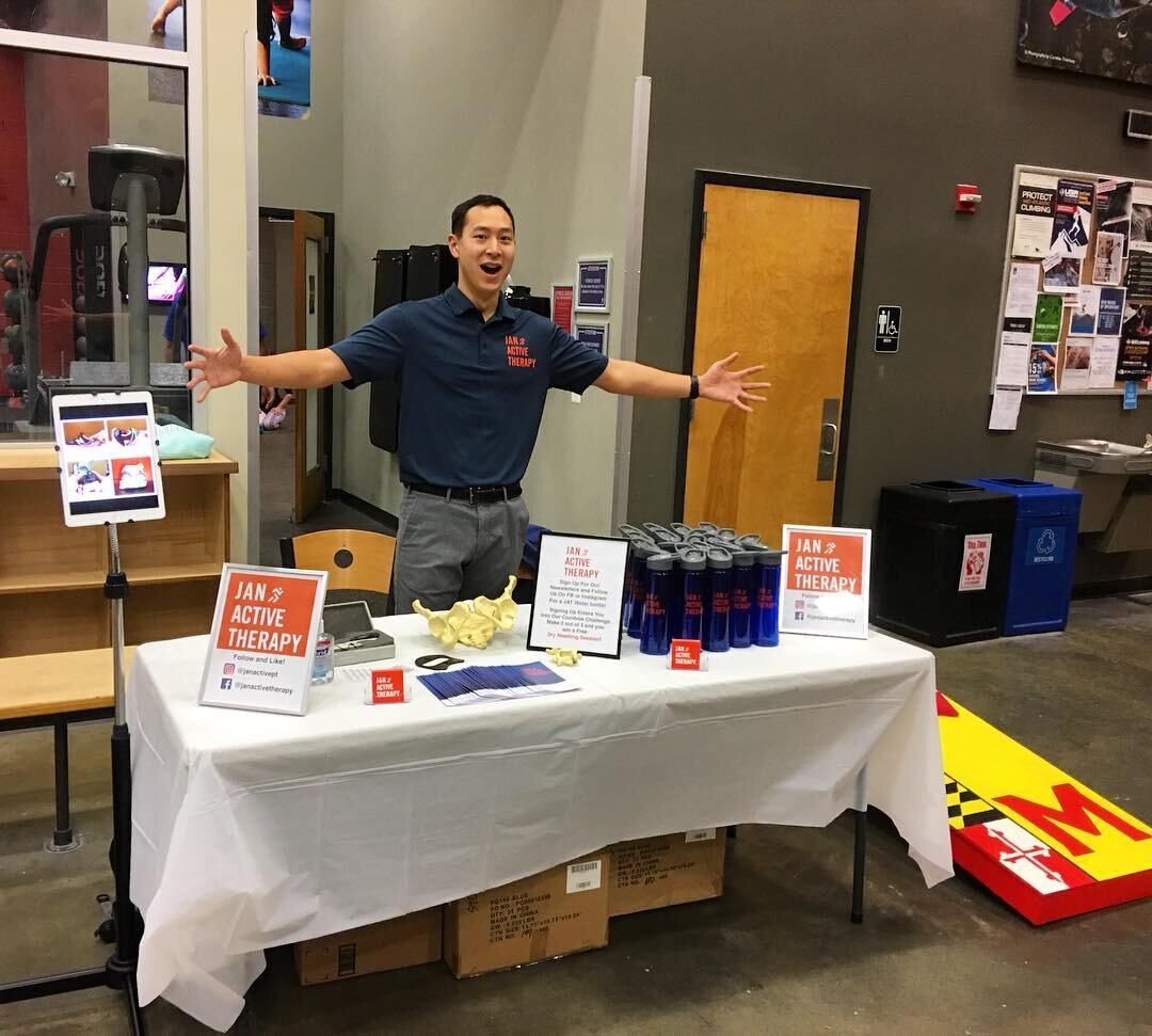 Come visit our BOOTH at @earthtreks Rockville! Corn hole, giveaways, raffles, food!! Let the games begin... #fun #sports  #climbing #promo #physicaltherapy #healthy #health #dpt #pt #injury #needling #muscle #gains #gym #acl #herniateddisc #holistic 