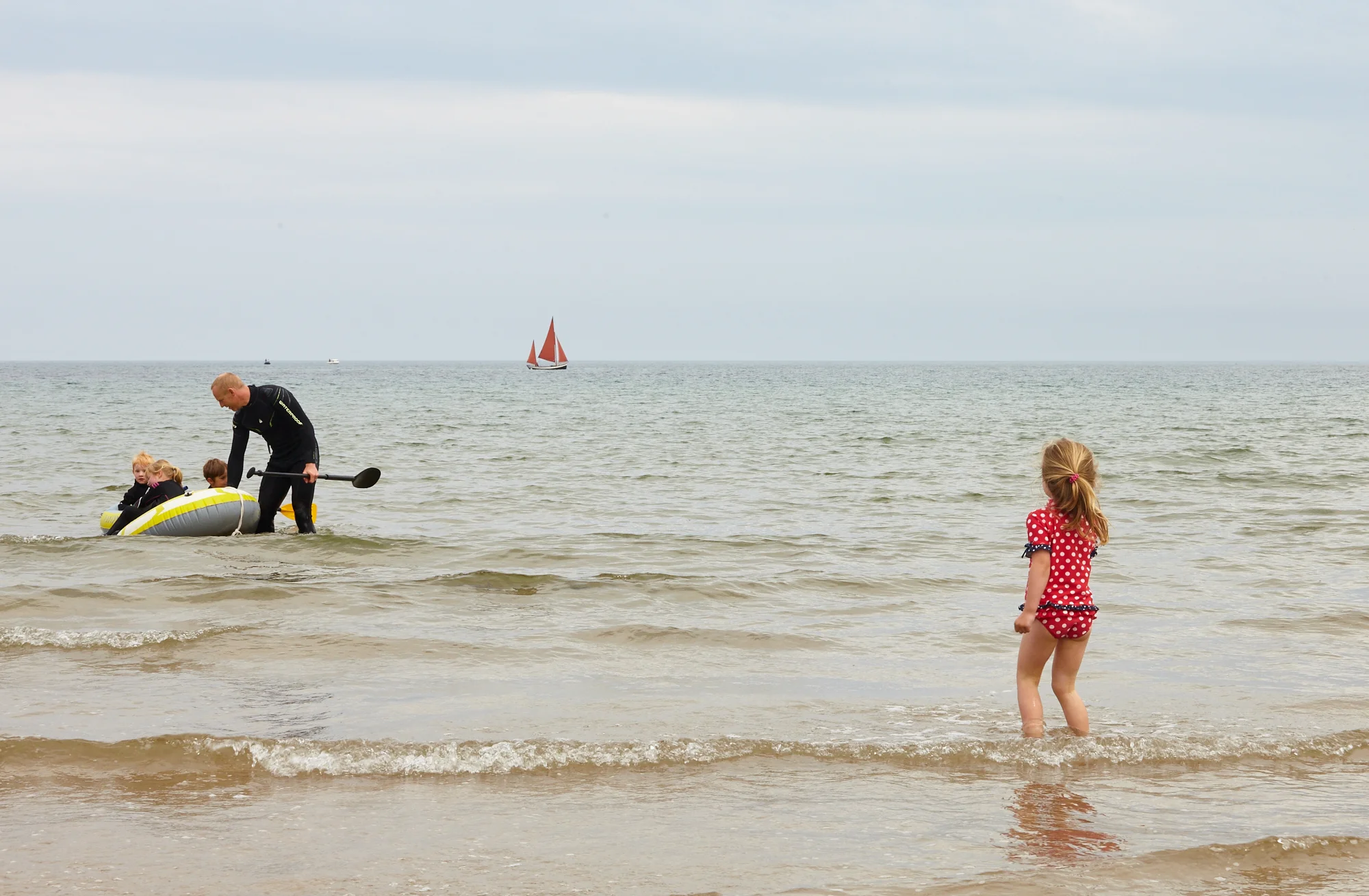 The kids just love rubber dingy time