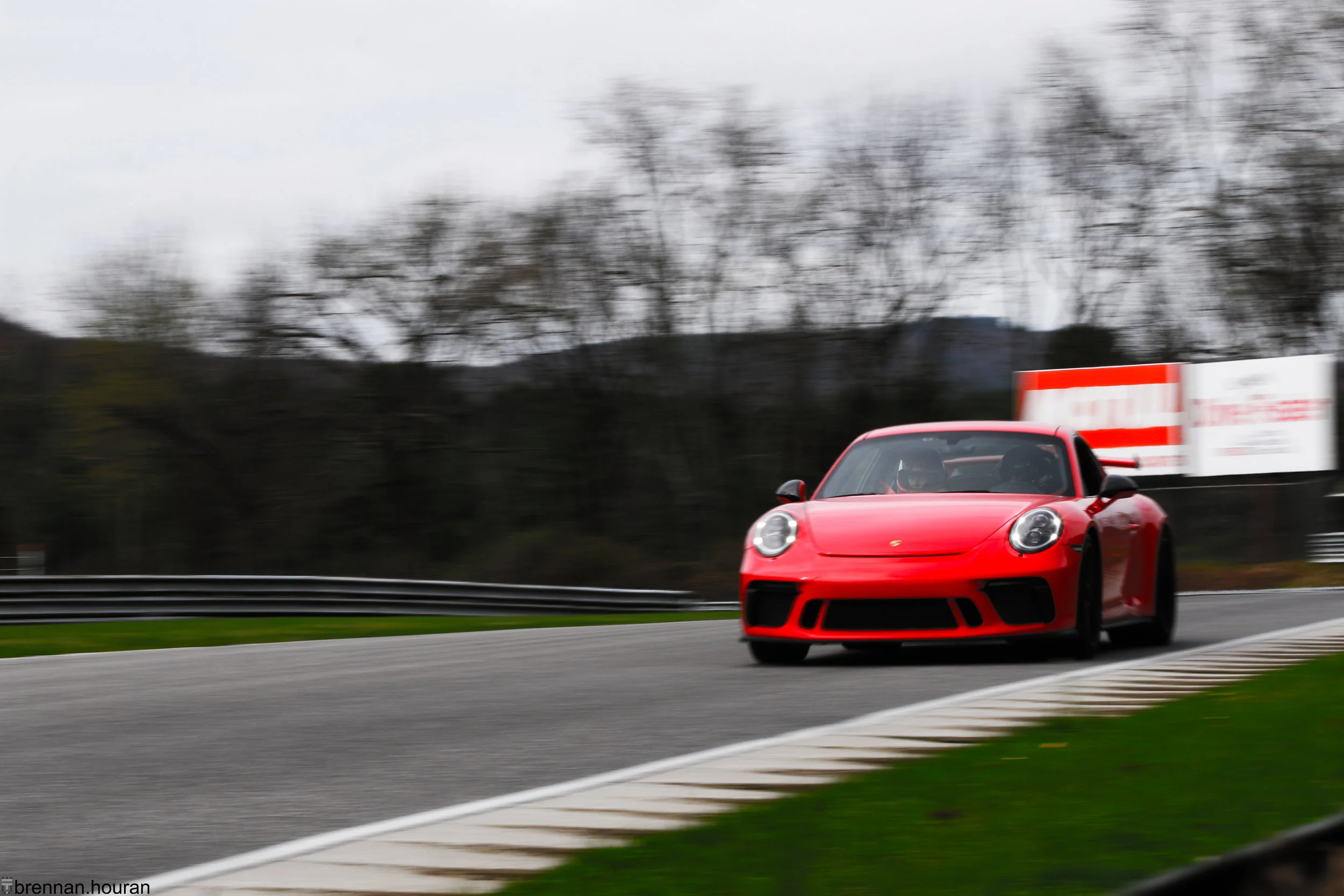 Above: A Porsche 991.2 GT3 enjoys it’s first track day of the year.