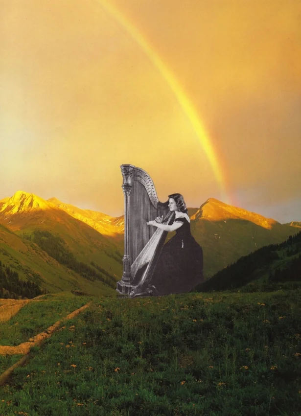 The Harpist in the Hills