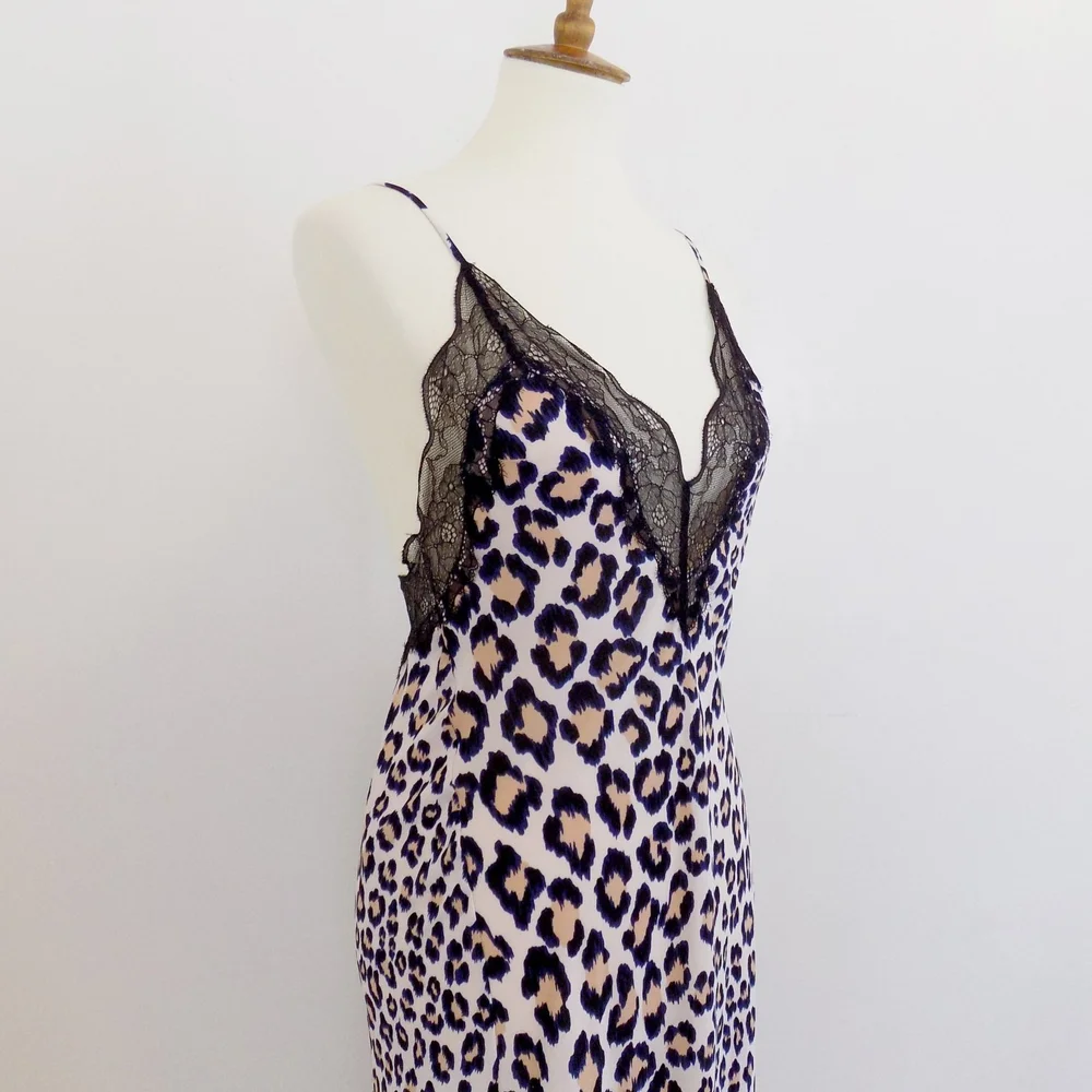 Victoria's Secret leopard slip dress  JamJamsJam