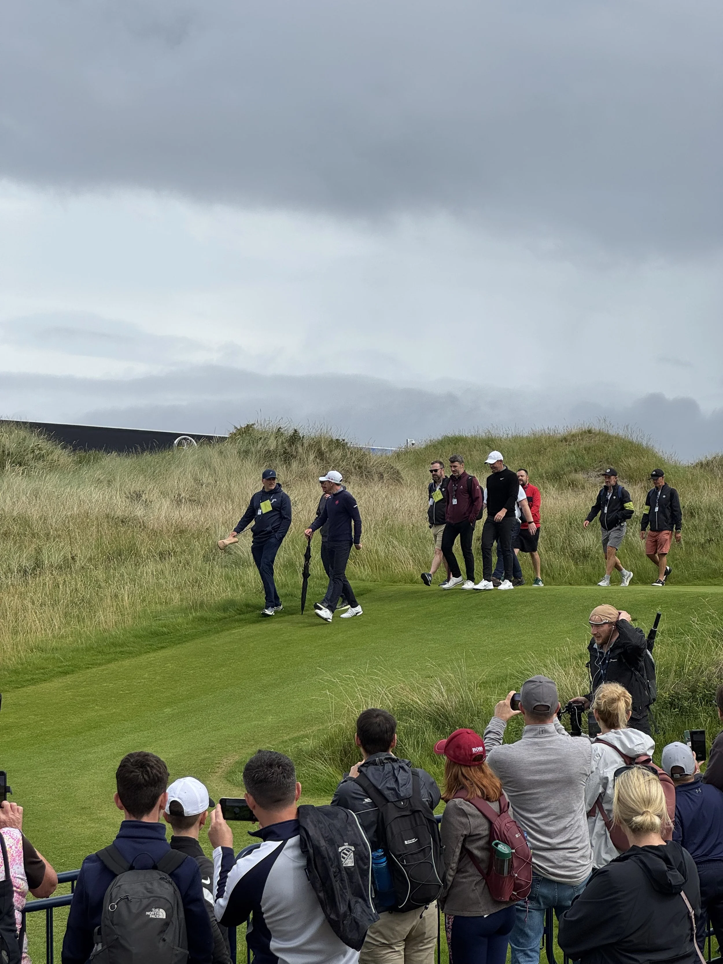 Watching Golf's Open Championship in Portrush, Northern Ireland - 2025