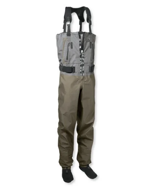 Kennebec Waders with Superseam Technology, Zippered-Chest Stocking Foot
