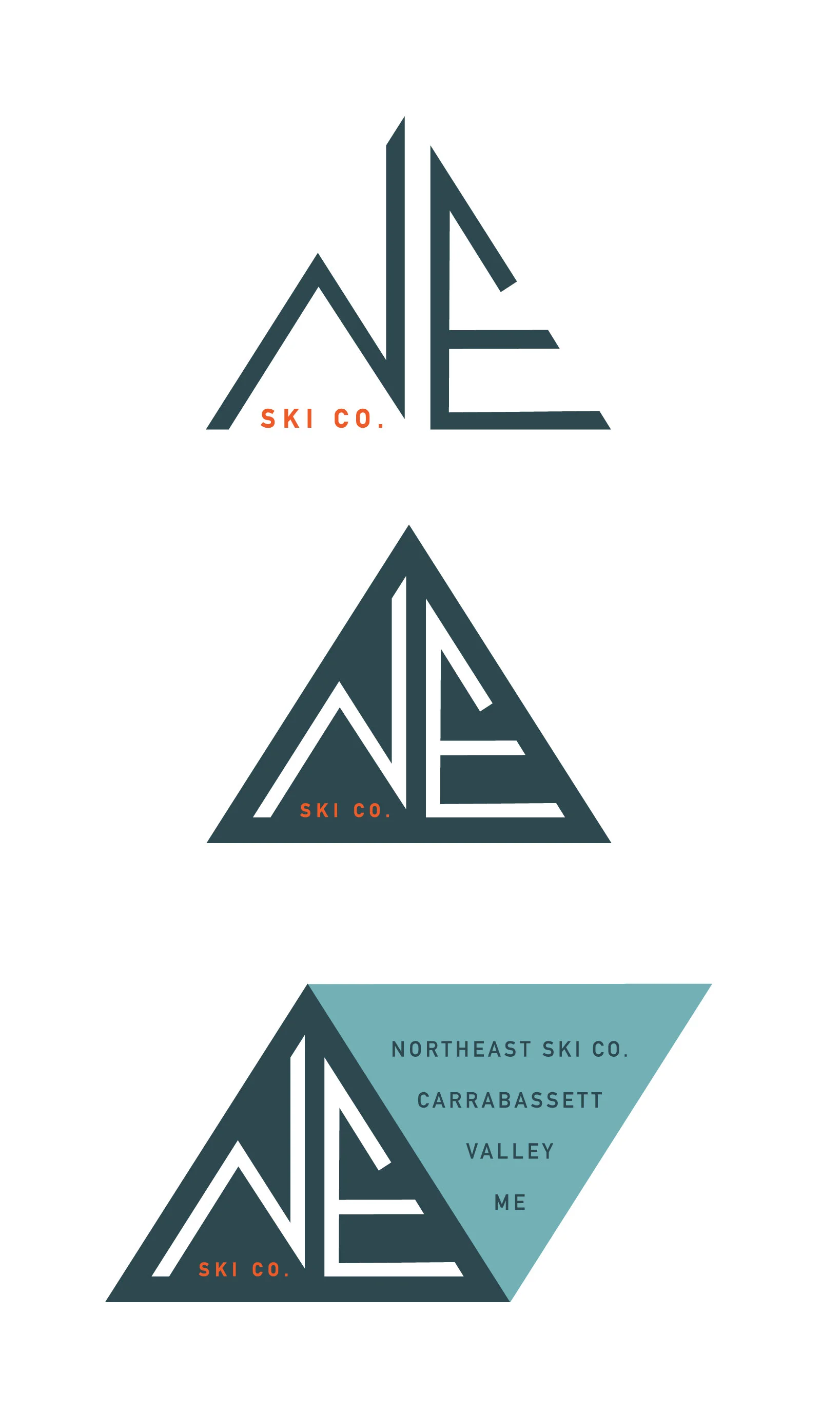 Proposed logo for Northeast Ski Co.