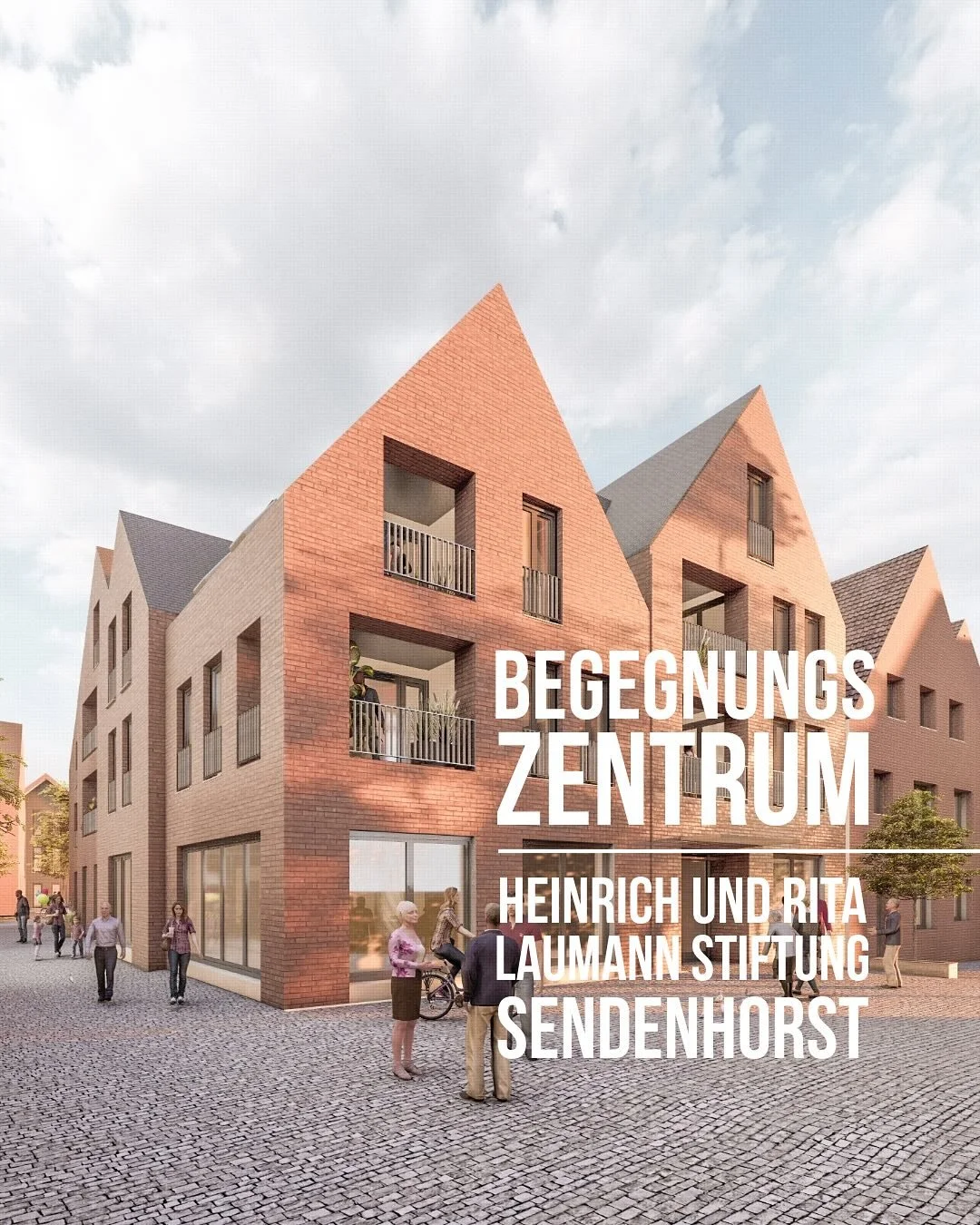 Im Zentrum von Sendenhorst entsteht bald ein neuer Ort der Begegnung. Das Begegnungszentrum der Heinrich und Rita Laumann Stiftung dient zuk&uuml;nftig als Treffpunkt, Beratungsstelle und Wohlf&uuml;hlort. 

#architektur #begegnungszentrum #neubau #g