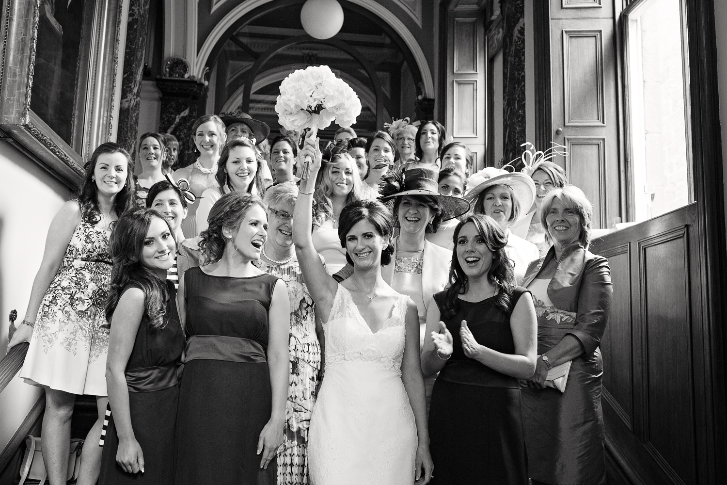 bridesmaids, aberdeen wedding photographer, society of advocates aberdeen, aberdeen weddings, bridal party