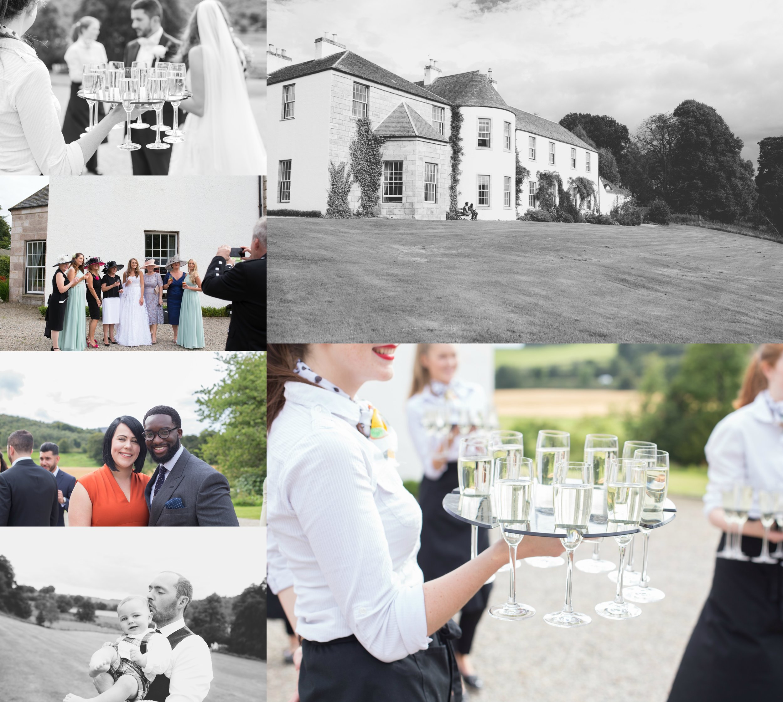 aberdeenshire wedding photographer logie country house