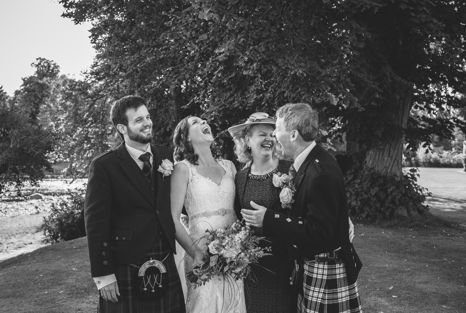 bridal party Banchory lodge hotel