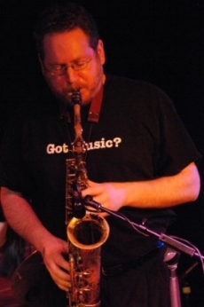 Mike making music.