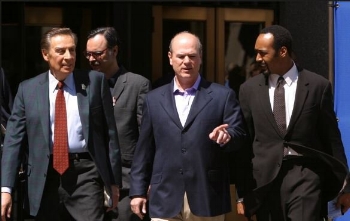 Briscoe: "You know Mr. Miller, you look just like this asshole club owner I arrest twice for murder. No offense."
