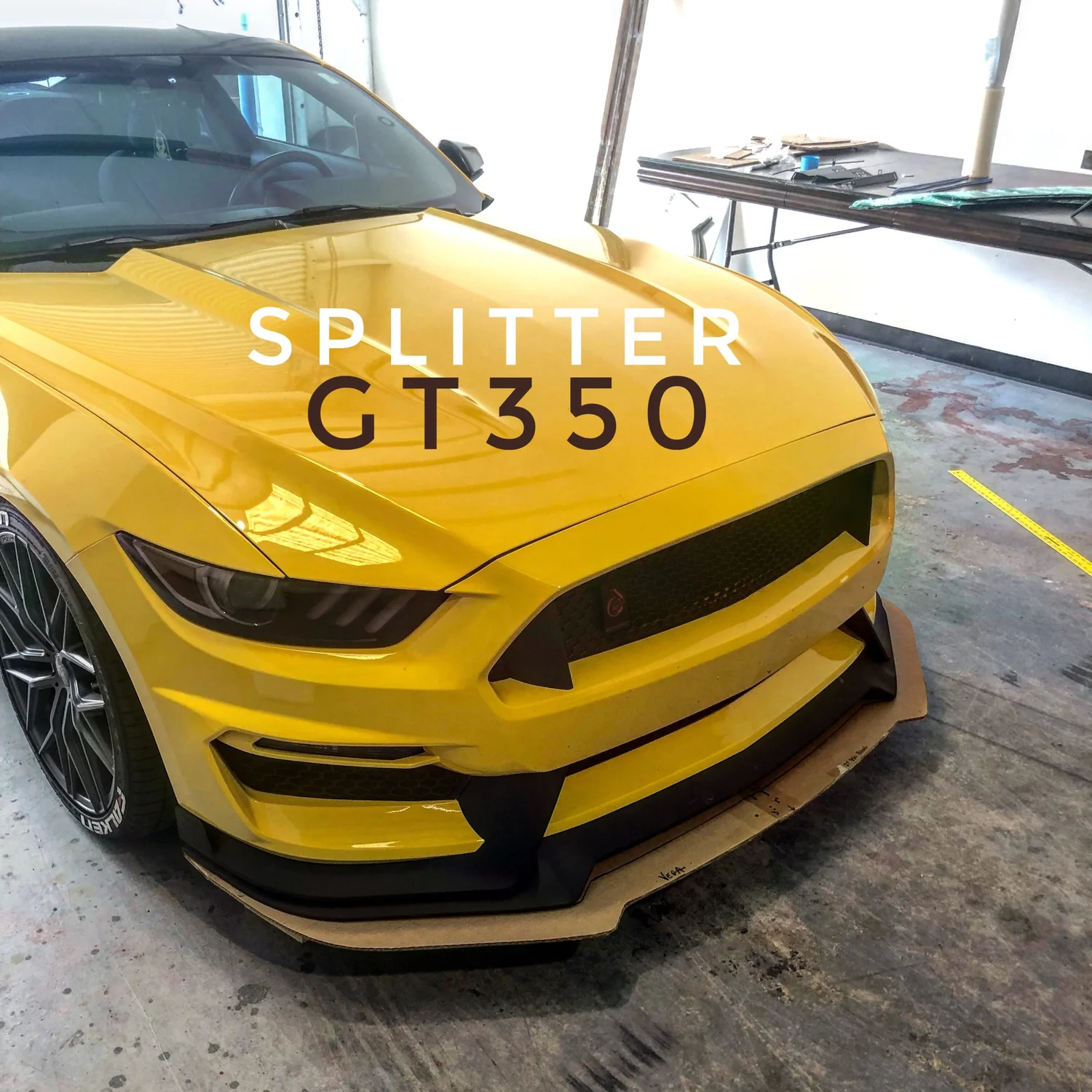 Ford MUSTANG S550 GT/GT350 FRONT SPLITTER — VEGA MOTORWORKS