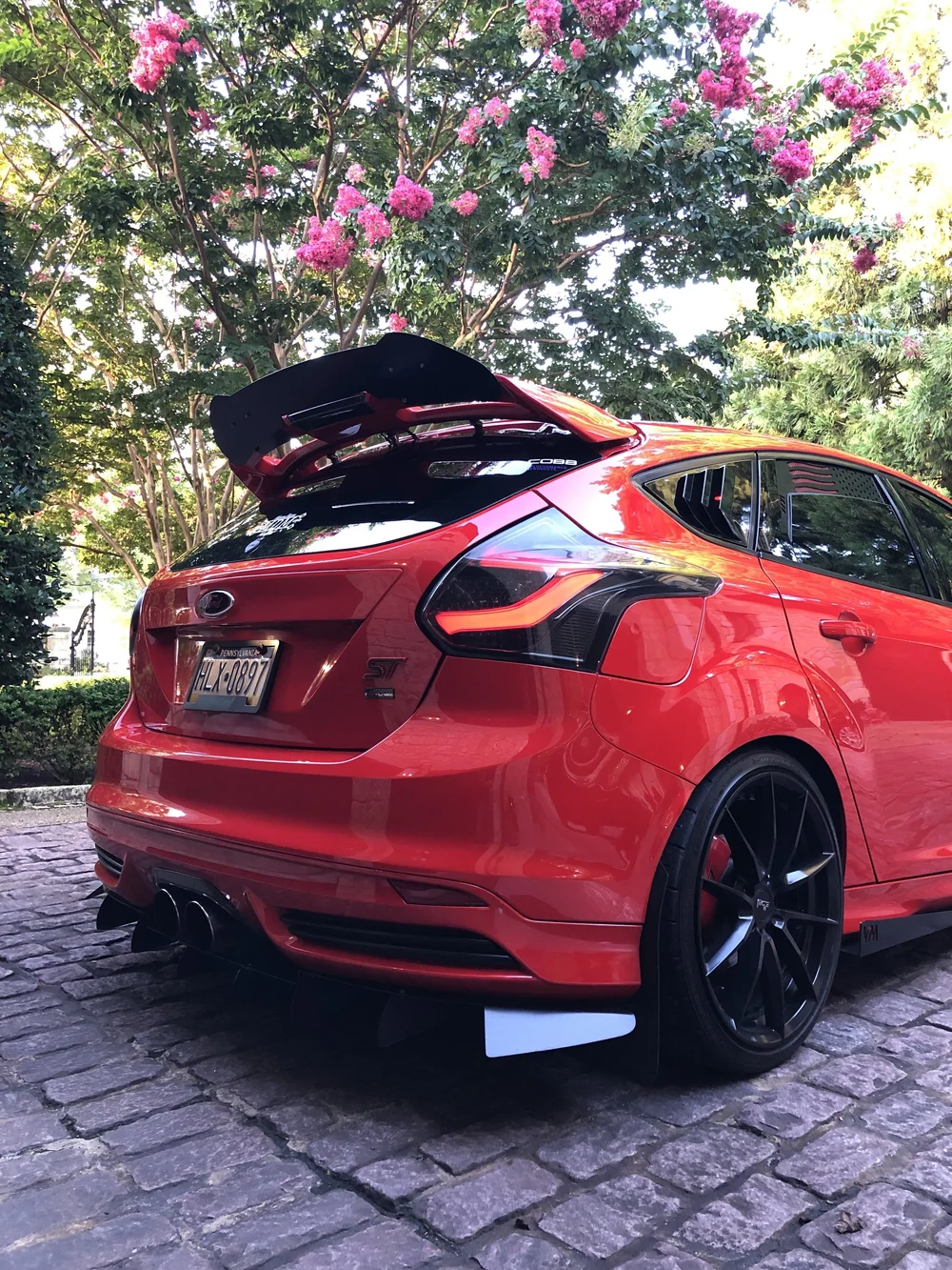13 Focus St Spoiler Extensions Vega Motorworks