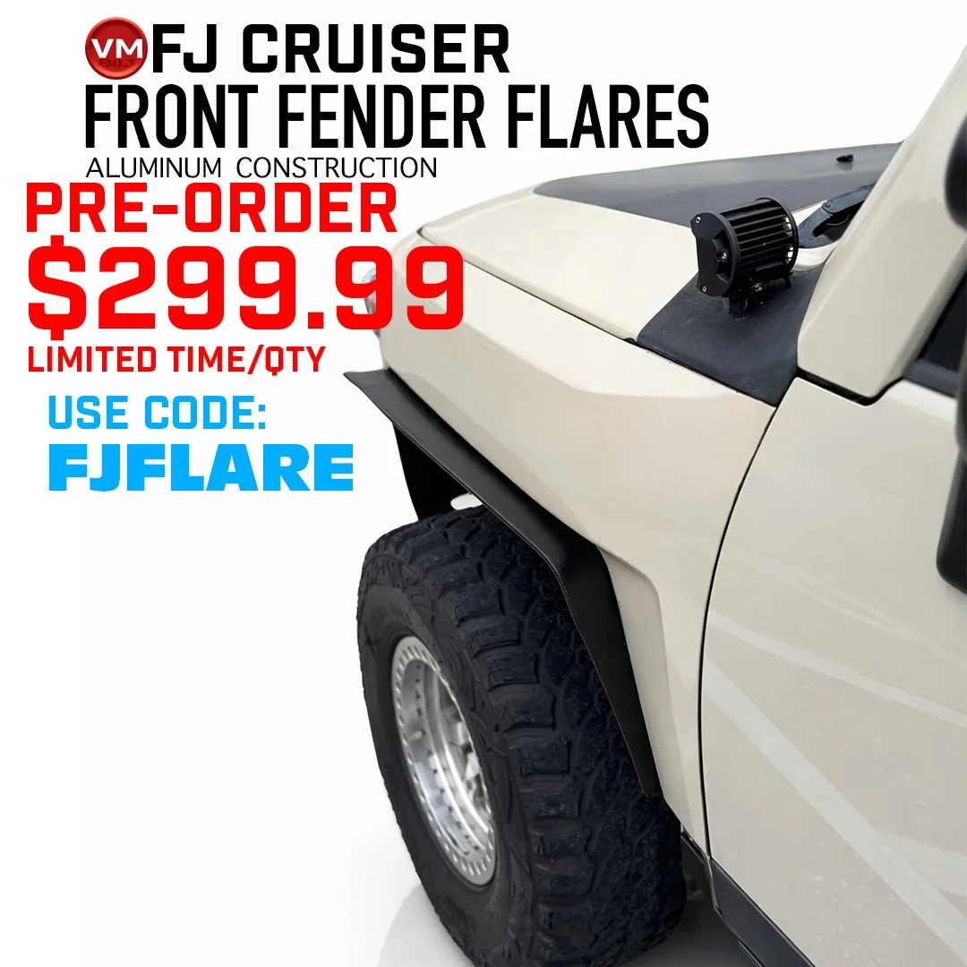 Toyota FJ Cruiser Fender Flares (PRE-ORDER)