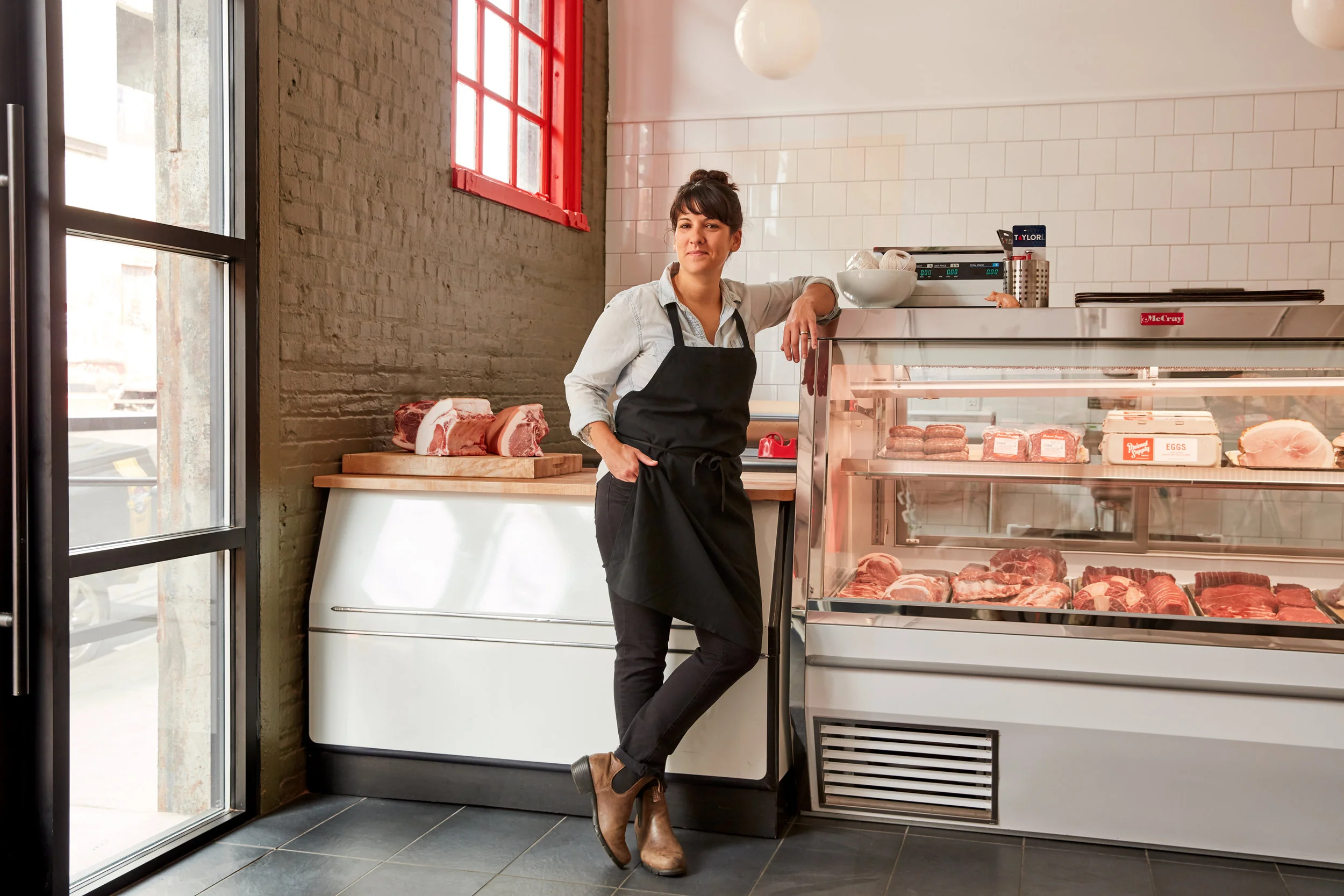 Heather Marold Thomason pictured at our Brewerytown Butchery & Market by Jason Varney