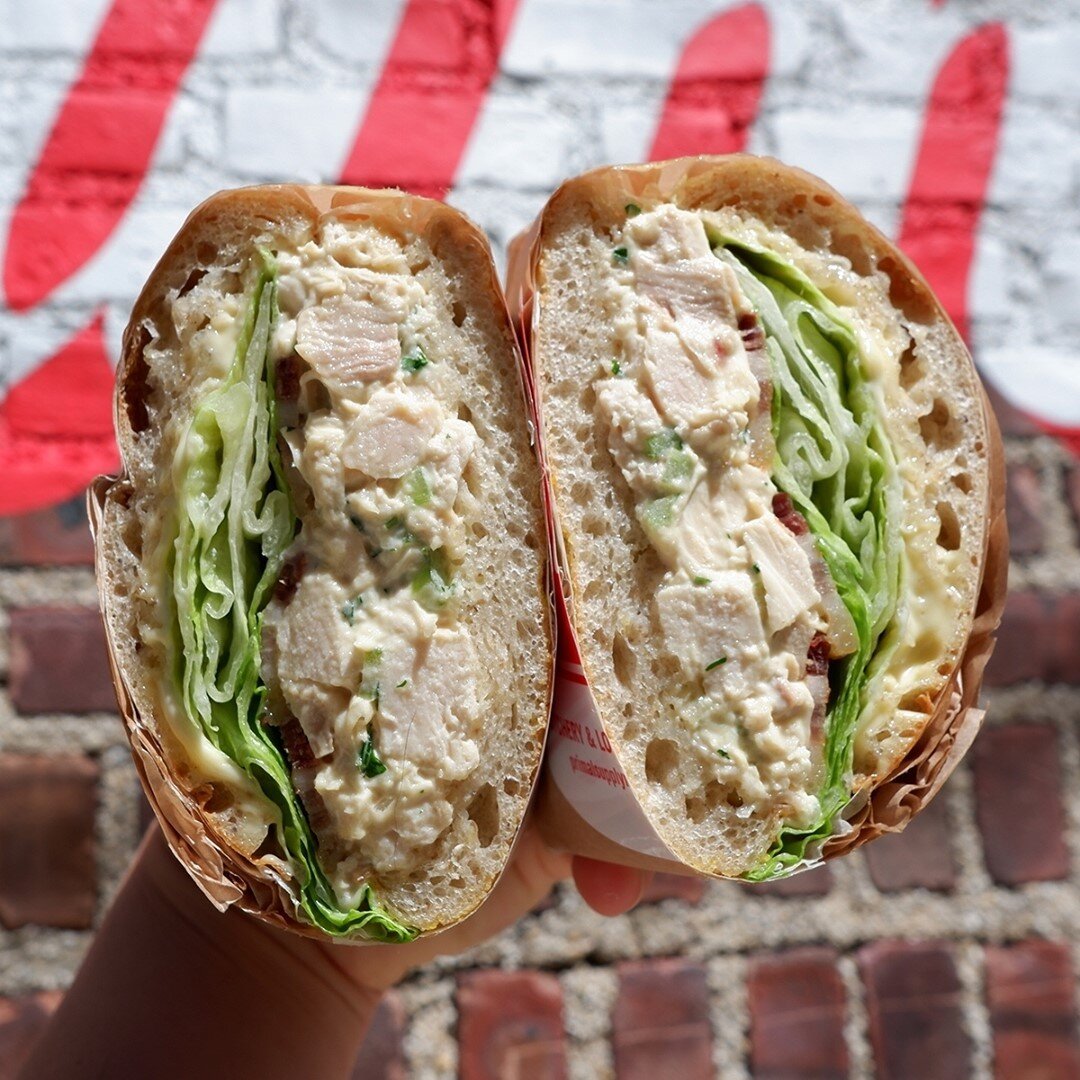 The fan-favorite, CHICKEN SALAD CLUB, is making its triumphant return to SANDWICH SATURDAY!⁠
⁠
Available in South Philly, Fishtown, and Brewerytown!⁠ Walk-in and take-out sandwiches on Saturday from 10 am until they're gone.⁠
⁠
CHICKEN SALAD CLUB SAN