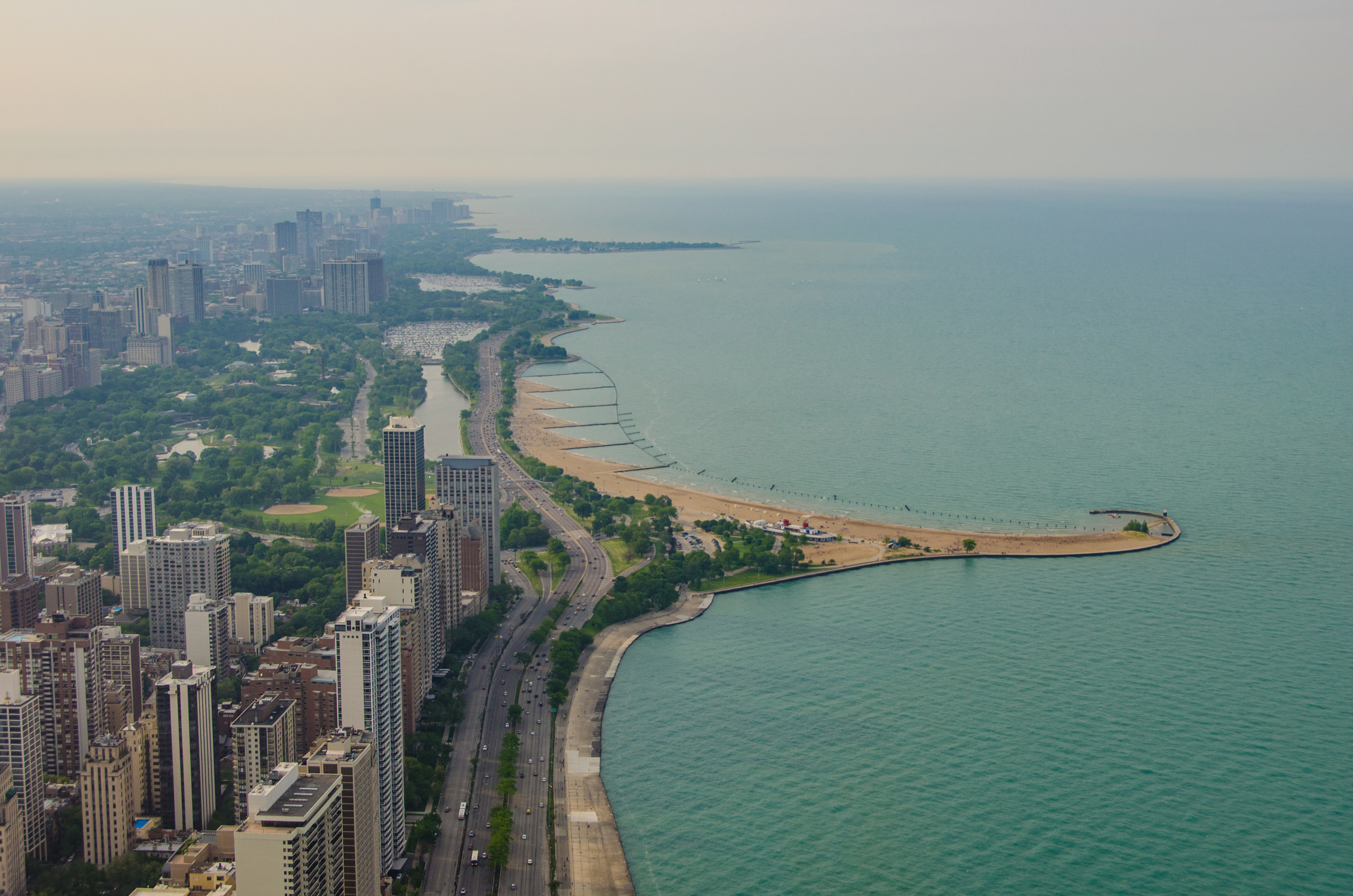 North Lakefront from the Hancock Center