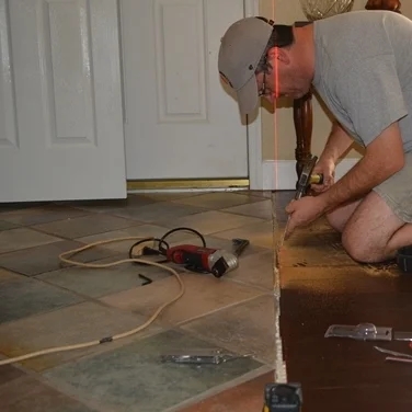 The Great Divide: Installing the Living Room Transition Molding