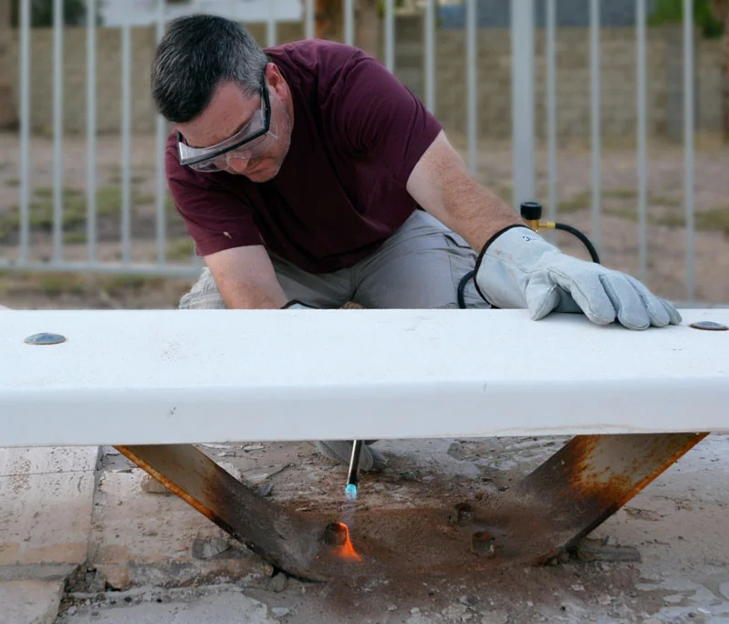 Removing Rusted Bolts with a Torch Fire it up! — AZ DIY Guy