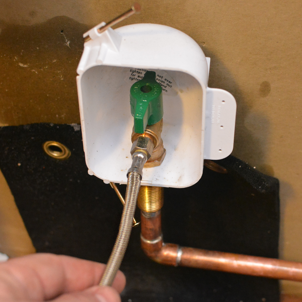 Ice Maker Outlet Valve Leak at the connection to water line