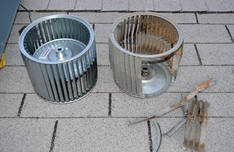 OK, technically, it's a couple "blower wheels", not fans.