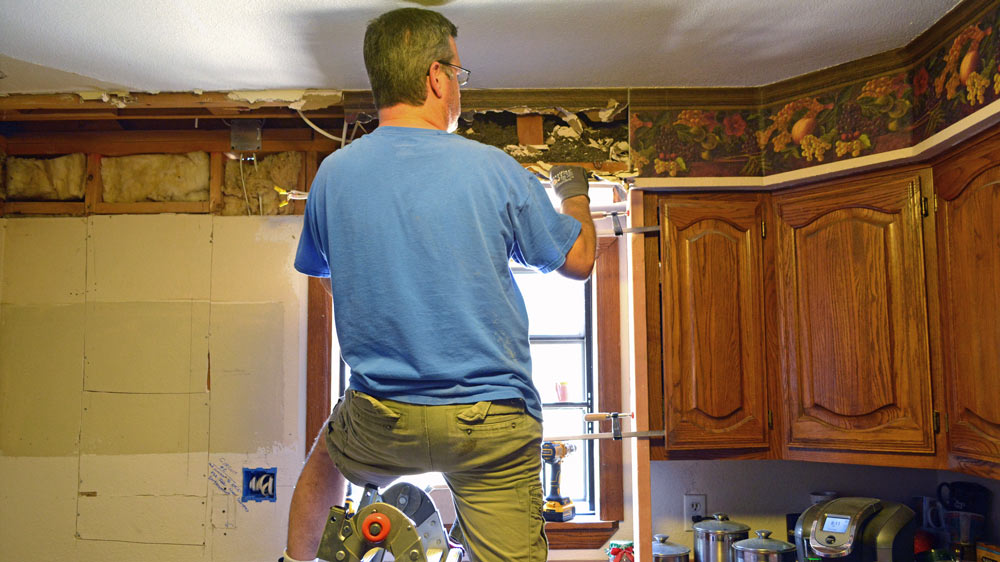 Kitchen Remodel - Progress In the Corner — AZ DIY Guy