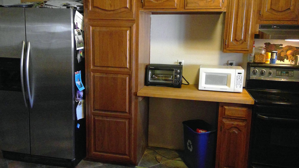 Installing An Over The Range Microwave, How To Build In A Countertop Microwave