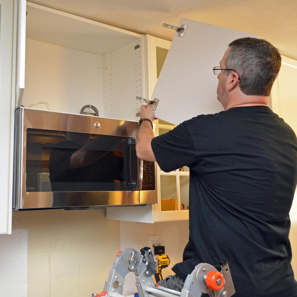 Installing An OverThe Range Microwave — AZ DIY Guy