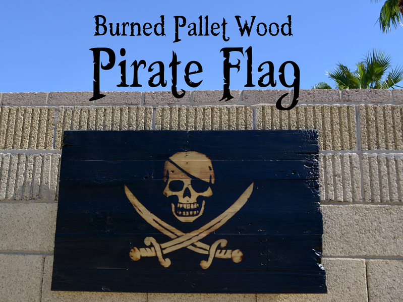 Pallet Wood Pirate Flag