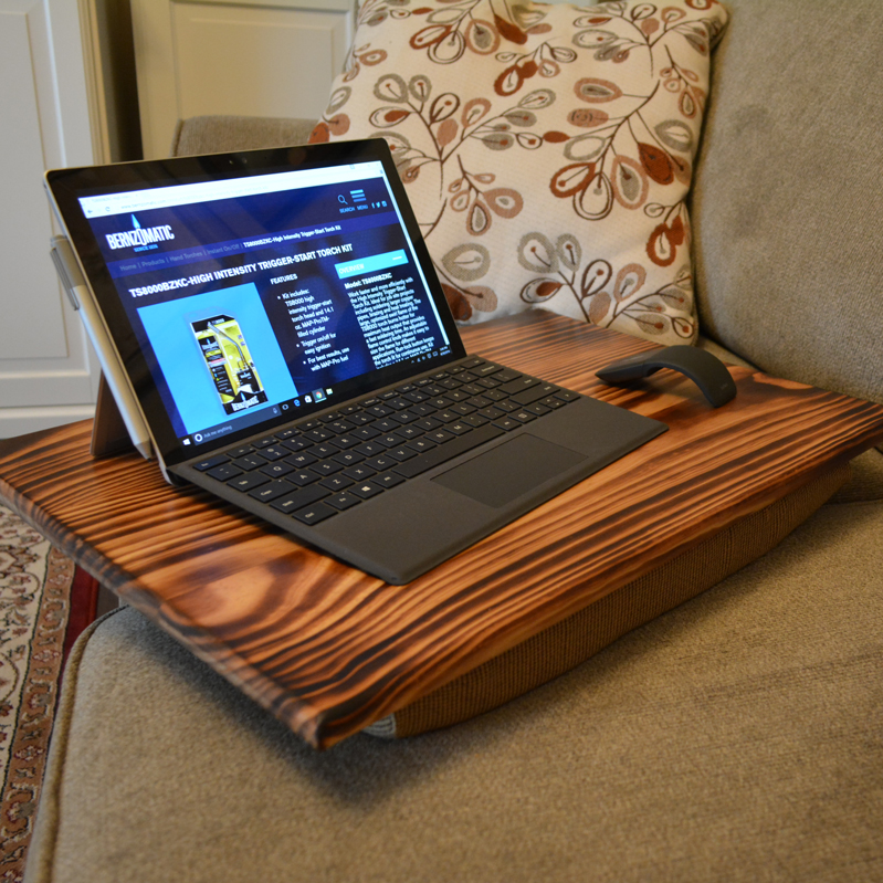 Burned Wood Lap Desk