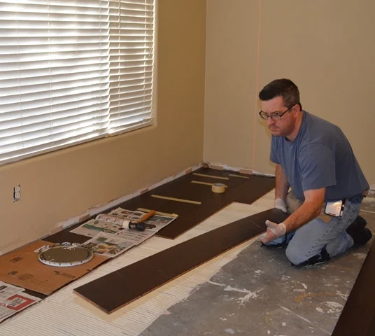 Living Room Remodel: Glue-Down Showdown (Solid Wood Flooring)