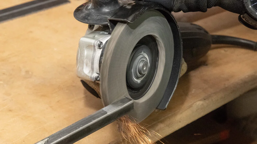 Flap disk sanding!