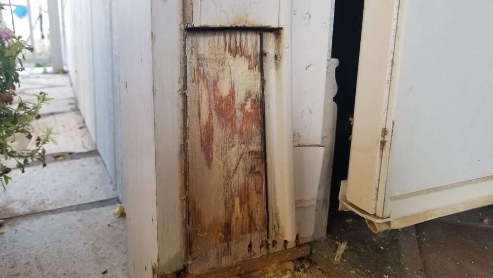Patio Door Repair Craftsman Trim Az Diy Guy - Wooden Patio Door Frame Repair