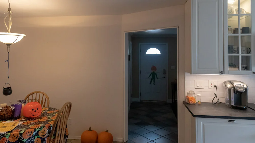 Left = Boring Right = Exciting + (Candy Corn + Coffee)
